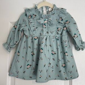 Floral dress, 6-9months, never worn